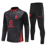 AC Milan Sweat d'Entraînement Homme 2025-26 Quart-Zip Noire