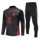 AC Milan Sweat d'Entraînement Homme 2025-26 Quart-Zip Noire AC Milan Sweat d'Entraînement Homme 2025-26 Quart-Zip Noire