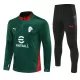 AC Milan Sweat d'Entraînement Homme 2025-26 Quart-Zip Verte AC Milan Sweat d'Entraînement Homme 2025-26 Quart-Zip Verte