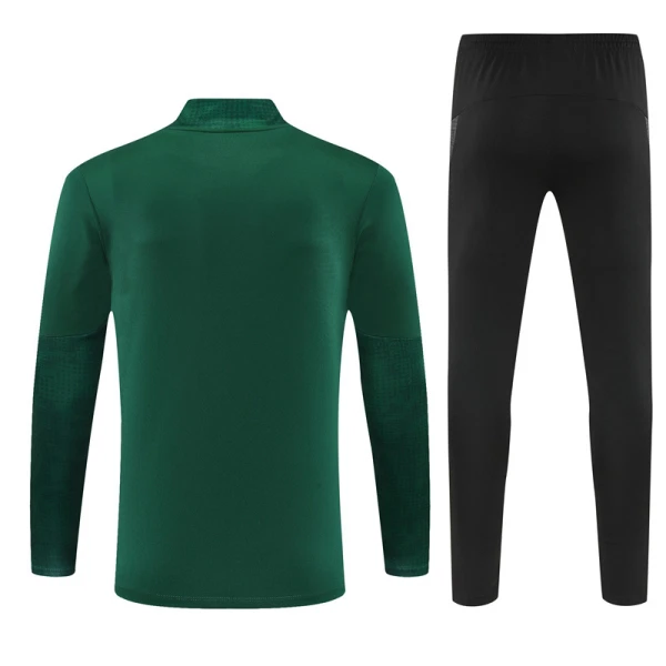 AC Milan Sweat d'Entraînement Homme 2025-26 Quart-Zip Verte