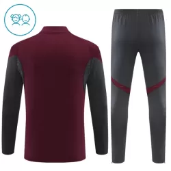 Arsenal Sweat d'Entraînement Enfant 2025-26 Quart-Zip Rouge