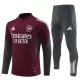 Arsenal Sweat d'Entraînement Homme 2025-26 Quart-Zip Rouge