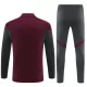 Arsenal Sweat d'Entraînement Homme 2025-26 Quart-Zip Rouge