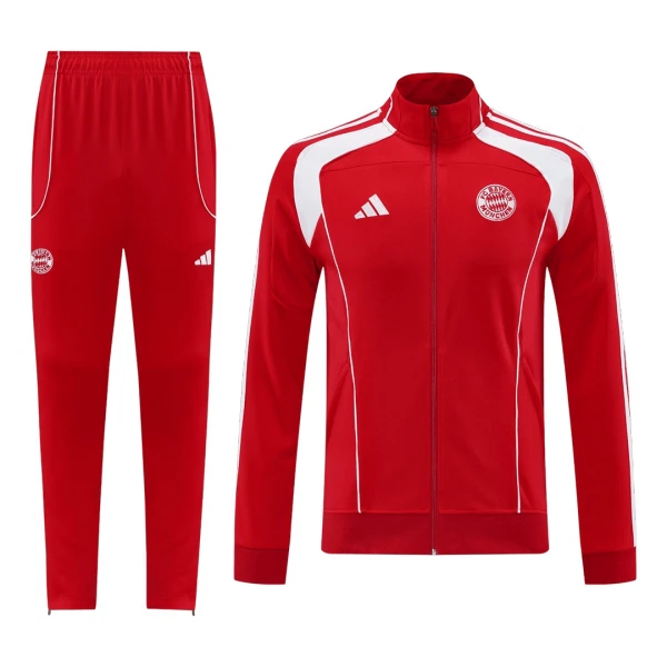 Bayern Munich Ensemble Vestes d'Entraînement Homme 2025-26 Rouge