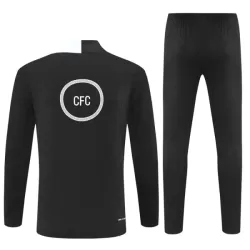 Chelsea Sweat d'Entraînement Homme 2025-26 Quart-Zip Noire