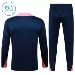 FC Barcelone Sweat d'Entraînement Enfant 2025-26 Quart-Zip Bleue
