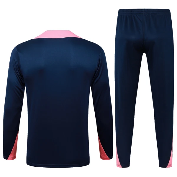 FC Barcelone Sweat d'Entraînement Homme 2025-26 Quart-Zip Bleue