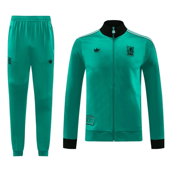 Liverpool Ensemble Vestes d'Entraînement Homme 2025-26 Verte Liverpool Ensemble Vestes d'Entraînement Homme 2025-26 Verte