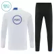 Paris Saint-Germain Sweat d'Entraînement Enfant 2025-26 Quart-Zip Blanche