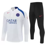 Paris Saint-Germain Sweat d'Entraînement Homme 2025-26 Quart-Zip Blanche