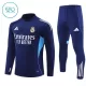 Real Madrid Sweat d'Entraînement Enfant 2025-26 Quart-Zip Navy Real Madrid Sweat d'Entraînement Enfant 2025-26 Quart-Zip Navy