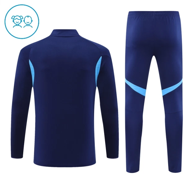 Real Madrid Sweat d'Entraînement Enfant 2025-26 Quart-Zip Navy