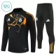 Real Madrid Sweat d'Entraînement Enfant 2025-26 Quart-Zip Noire
