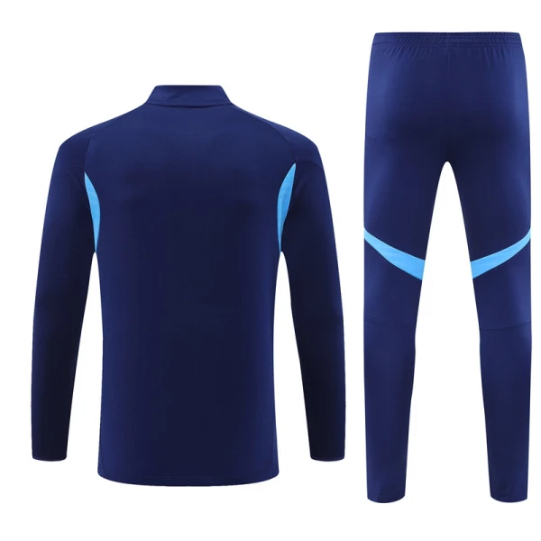 Real Madrid Sweat d'Entraînement Homme 2025-26 Quart-Zip Navy