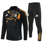 Real Madrid Sweat d'Entraînement Homme 2025-26 Quart-Zip Noire