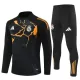 Real Madrid Sweat d'Entraînement Homme 2025-26 Quart-Zip Noire Real Madrid Sweat d'Entraînement Homme 2025-26 Quart-Zip Noire