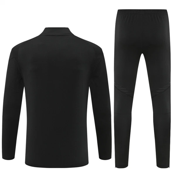 Real Madrid Sweat d'Entraînement Homme 2025-26 Quart-Zip Noire