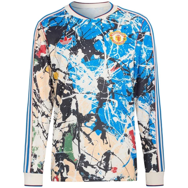 Maillot Manches Longues Manchester United Stone Roses Homme 2025-26 Maillot Manches Longues Manchester United Stone Roses Homme 2025-26