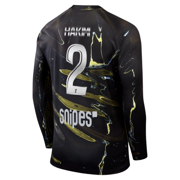 Maillot Manches Longues Paris Saint-Germain Hakimi 2 Night Homme 2025-26