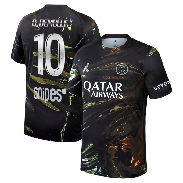 Maillot Paris Saint-Germain O. Dembele 10 Night Homme 2025-26