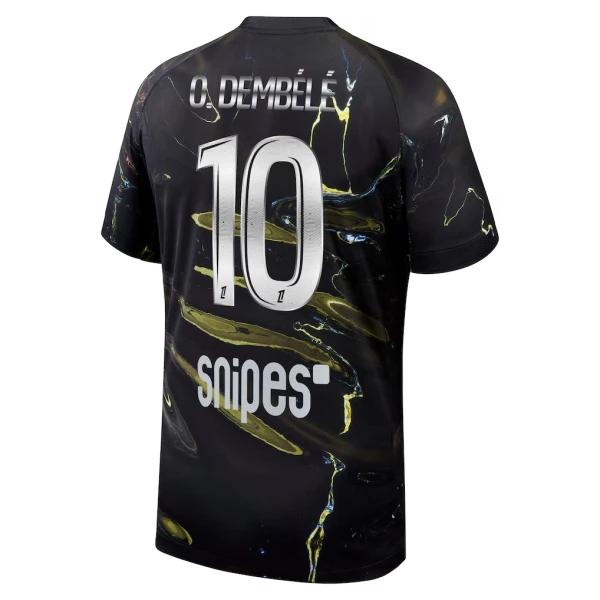 Maillot Paris Saint-Germain O. Dembele 10 Night Homme 2025-26
