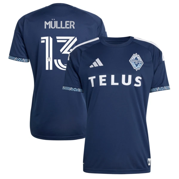 Maillot Vancouver Whitecaps Muller 13 Homme Extérieur 2026