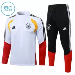 Allemagne Sweat d'Entraînement Enfant 2026-27 Quart-Zip Blanche
