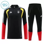 Allemagne Sweat d'Entraînement Enfant 2026-27 Quart-Zip Noire