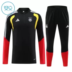 Allemagne Sweat d'Entraînement Enfant 2026-27 Quart-Zip Noire