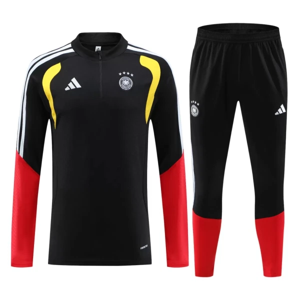 Allemagne Sweat d'Entraînement Homme 2026-27 Quart-Zip Noire Allemagne Sweat d'Entraînement Homme 2026-27 Quart-Zip Noire