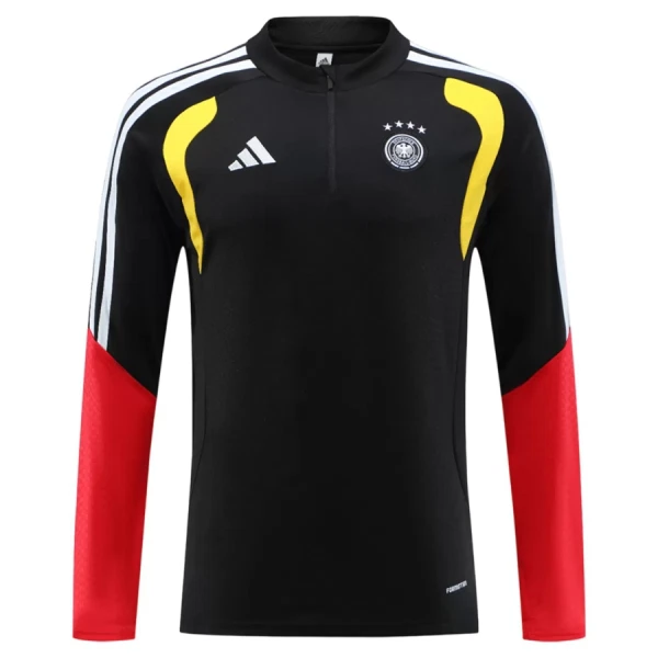 Allemagne Sweat d'Entraînement Homme 2026-27 Quart-Zip Noire