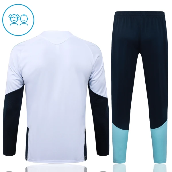 Argentine Sweat d'Entraînement Enfant 2026-27 Quart-Zip Blanche