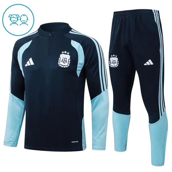 Argentine Sweat d'Entraînement Enfant 2026-27 Quart-Zip Navy