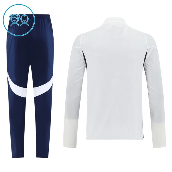 Arsenal Ensemble Vestes d'Entraînement Enfant 2025-26 Blanche