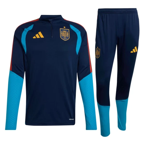 Espagne Sweat d'Entraînement Homme 2026-27 Quart-Zip Navy
