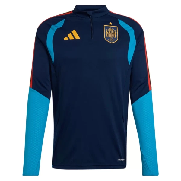 Espagne Sweat d'Entraînement Homme 2026-27 Quart-Zip Navy