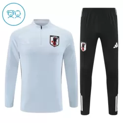 Japon Sweat d'Entraînement Enfant 2026 Quart-Zip Blanche