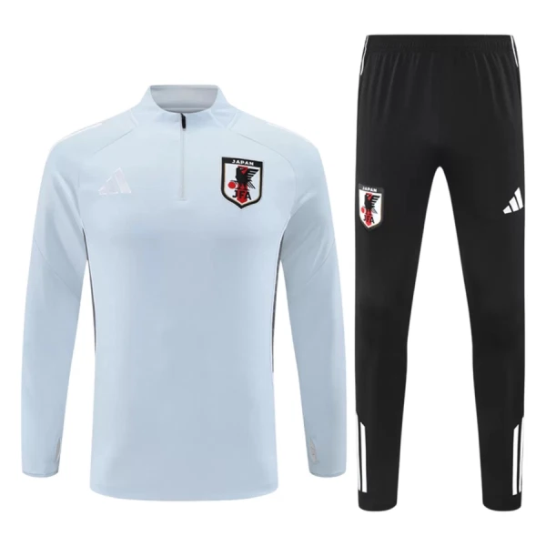 Japon Sweat d'Entraînement Homme 2026 Quart-Zip Blanche