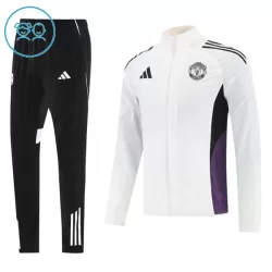 Manchester United Ensemble Vestes d'Entraînement Enfant 2025-26 Blanche Manchester United Ensemble Vestes d'Entraînement Enfant 2025-26 Blanche