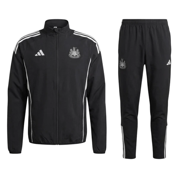 Newcastle United Ensemble Vestes d'Entraînement Homme 2025-26 Noire Newcastle United Ensemble Vestes d'Entraînement Homme 2025-26 Noire