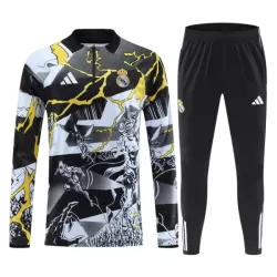 Real Madrid Marvel Sweat d'Entraînement Homme 2026-27 Quart-Zip Noire