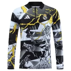 Real Madrid Marvel Sweat d'Entraînement Homme 2026-27 Quart-Zip Noire