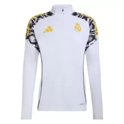 Real Madrid Sweat d'Entraînement Homme 2026-27 Quart-Zip Blanche
