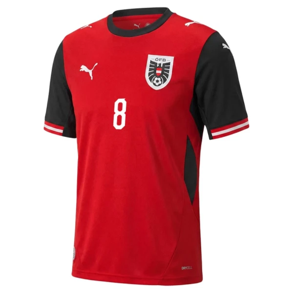 Maillot Autriche Alaba 8 Homme Domicile Coupe du Monde 2026