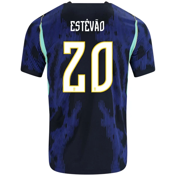 Maillot Brésil Estevao 20 Homme Extérieur Coupe du Monde 2026
