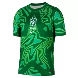 Maillot Gardien Brésil Homme Domicile Coupe du Monde 2026 Verte