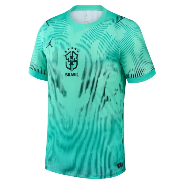 Maillot Gardien Brésil Homme Extérieur Coupe du Monde 2026 Verte