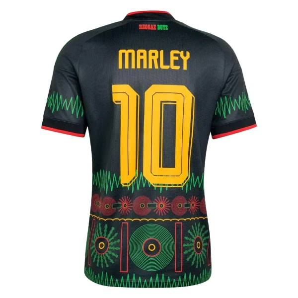Maillot Jamaïque Bob Marley 10 Homme Extérieur Coupe du Monde 2026