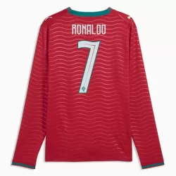 Maillot Manches Longues Portugal Ronaldo 7 Homme Domicile Coupe du Monde 2026