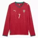 Maillot Manches Longues Portugal Ronaldo 7 Homme Domicile Coupe du Monde 2026